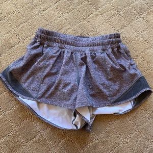 Gray lulu lemon shorts. Like new. Once worn several times